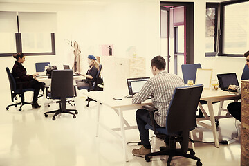 Image showing startup business people group at office