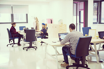 Image showing startup business people group at office