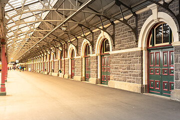 Image showing railway station of Dunedin south New Zealand