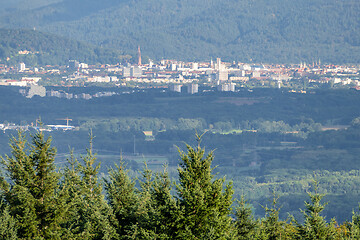 Image showing Freiburg Germany in the distance