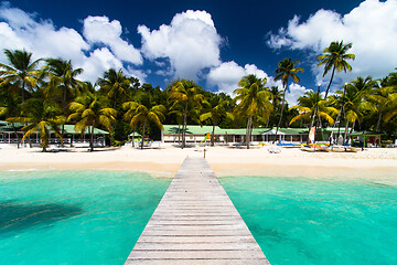 Image showing Beautiful tropical beach