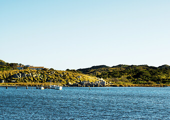 Image showing Fishing Village and Boats