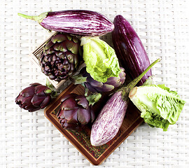 Image showing Fresh Mediterranean Vegetables