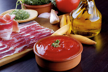 Image showing Pancetta and Ingredients