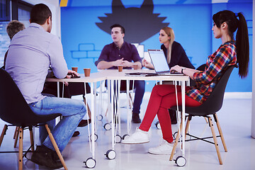 Image showing startup business team on meeting