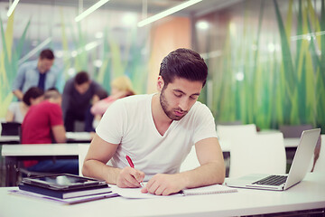 Image showing male student in classroom