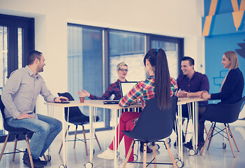 Image showing startup business team on meeting