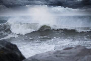 Image showing Storm at Alnes