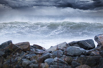 Image showing Storm at Alnes