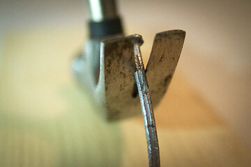 Image showing Hammer and Nail