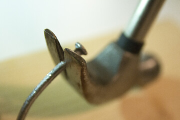 Image showing Hammer and Nail