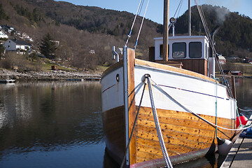 Image showing Wooden Fishing Boat