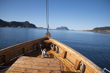 Image showing Wooden Fishing Boat