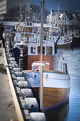 Image showing Wooden Fishing Boat