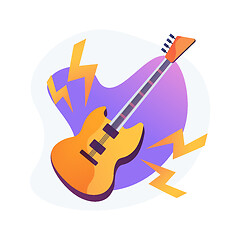 Image showing Rock music abstract concept vector illustration.