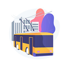 Image showing Public transport abstract concept vector illustration.