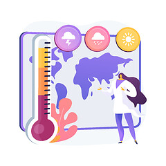 Image showing Meteorology abstract concept vector illustration.