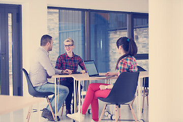 Image showing startup business team on meeting