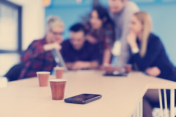 Image showing startup business team on meeting at modern office