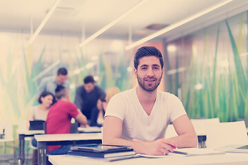 Image showing male student in classroom