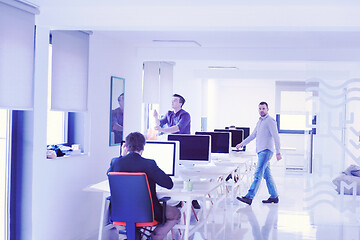 Image showing startup business people group at office