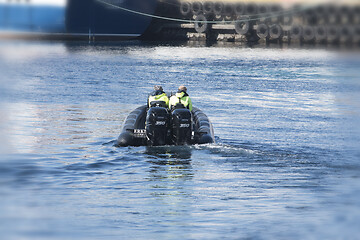 Image showing Small Motor Boat