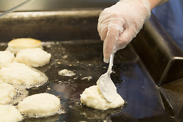 Image showing Making Fish Cakes