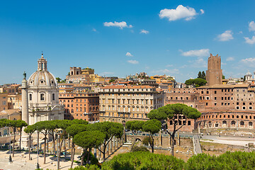 Image showing Imperial Forums in Rome, Italy.