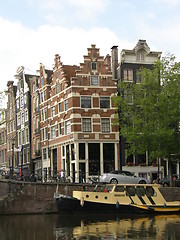 Image showing Amsterdam Canals & Houses