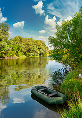 Image showing Boat on river