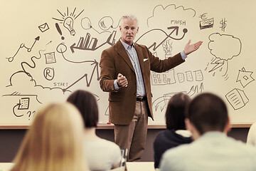 Image showing portrait of handsome teacher