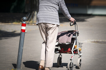 Image showing Disabled Woman