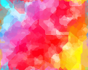 Image showing Abstract seamless colorful spotted pattern