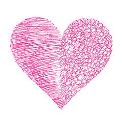 Image showing Abstract bright heart