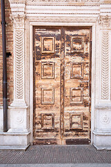 Image showing Urbino Marche Italy door