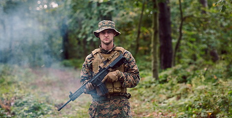 Image showing soldier portrait