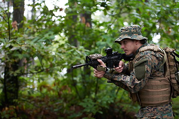 Image showing soldier in action