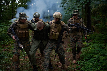 Image showing marines capture terrorist  alive