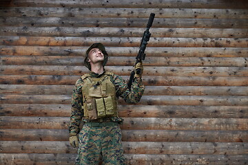 Image showing soldier portrait