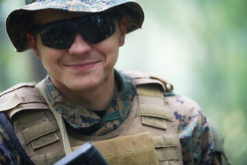 Image showing soldier portrait