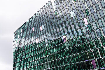 Image showing Harpa, concert hall and conference centre in Reykjavik, Iceland