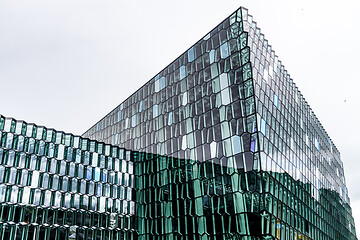 Image showing Harpa, concert hall and conference centre in Reykjavik, Iceland