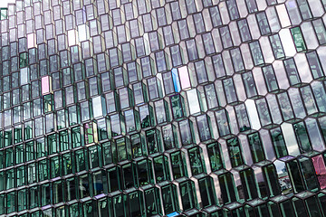 Image showing Harpa, concert hall and conference centre in Reykjavik, Iceland