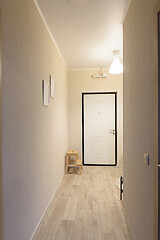 Image showing Passage from room to entrance hall in a one-room small apartment