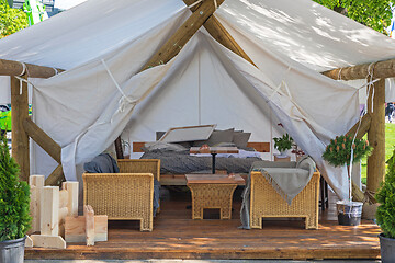 Image showing Glamping Tent