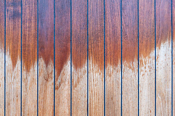 Image showing Wet Wood Floor