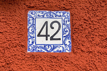 Image showing House Number 42