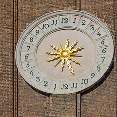 Image showing Clock Golden Sun