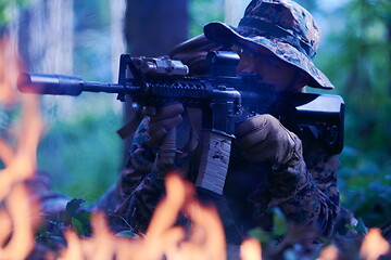 Image showing soldier in action