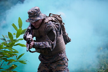 Image showing soldier in action